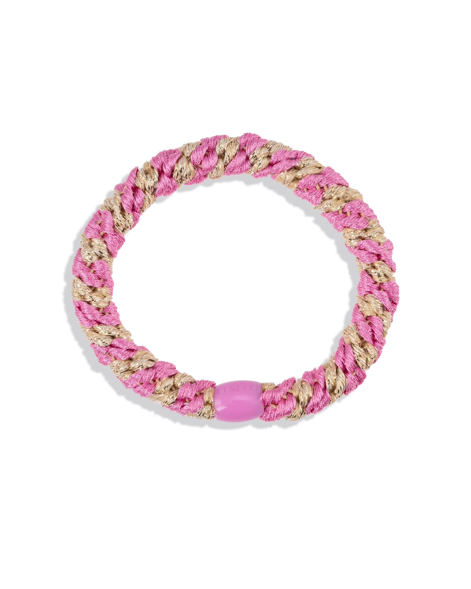BUBBELGUM-BEIGE GLITTER STRIPE