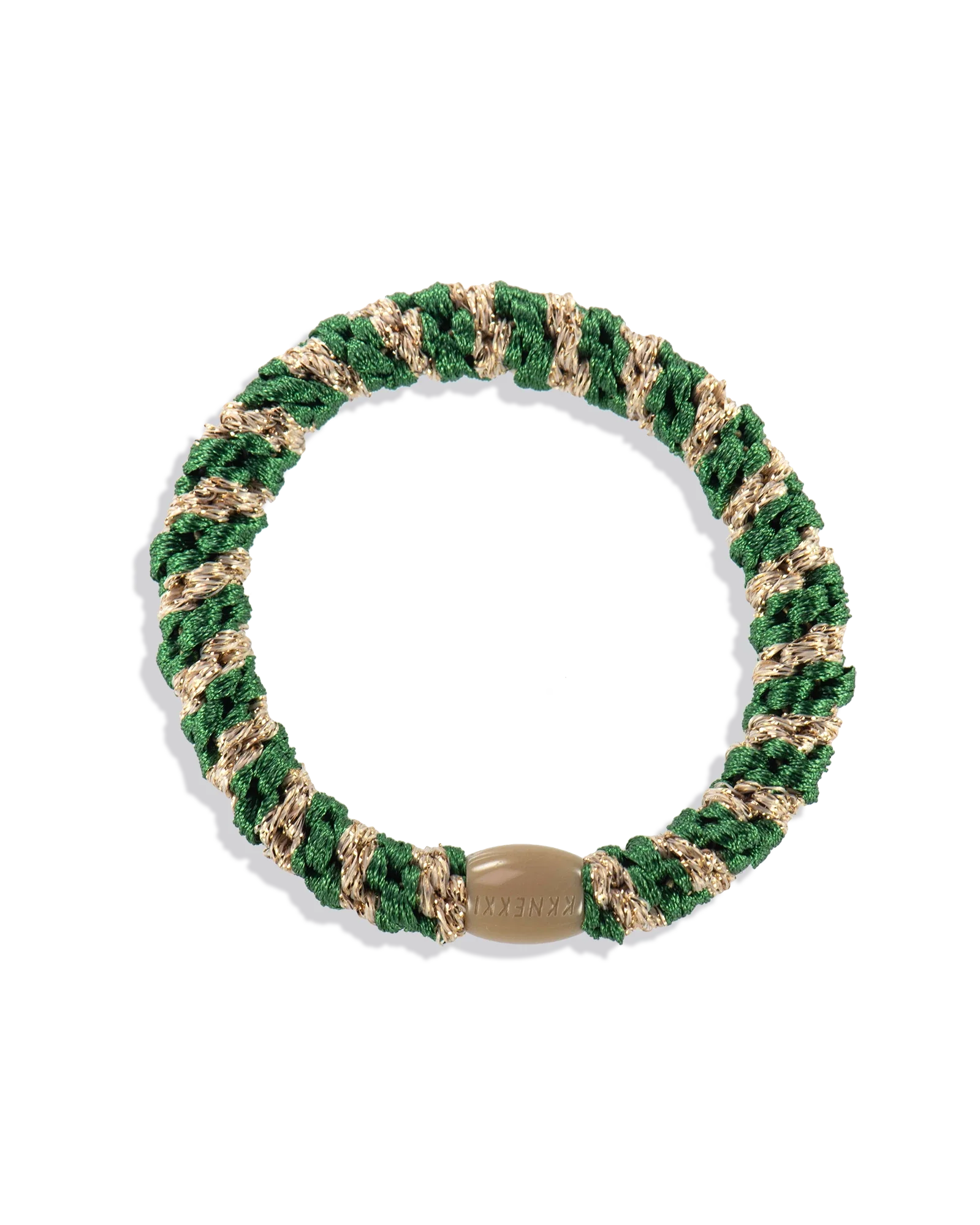 FORREST GREEN-BEIGE GLITTER STRIPE