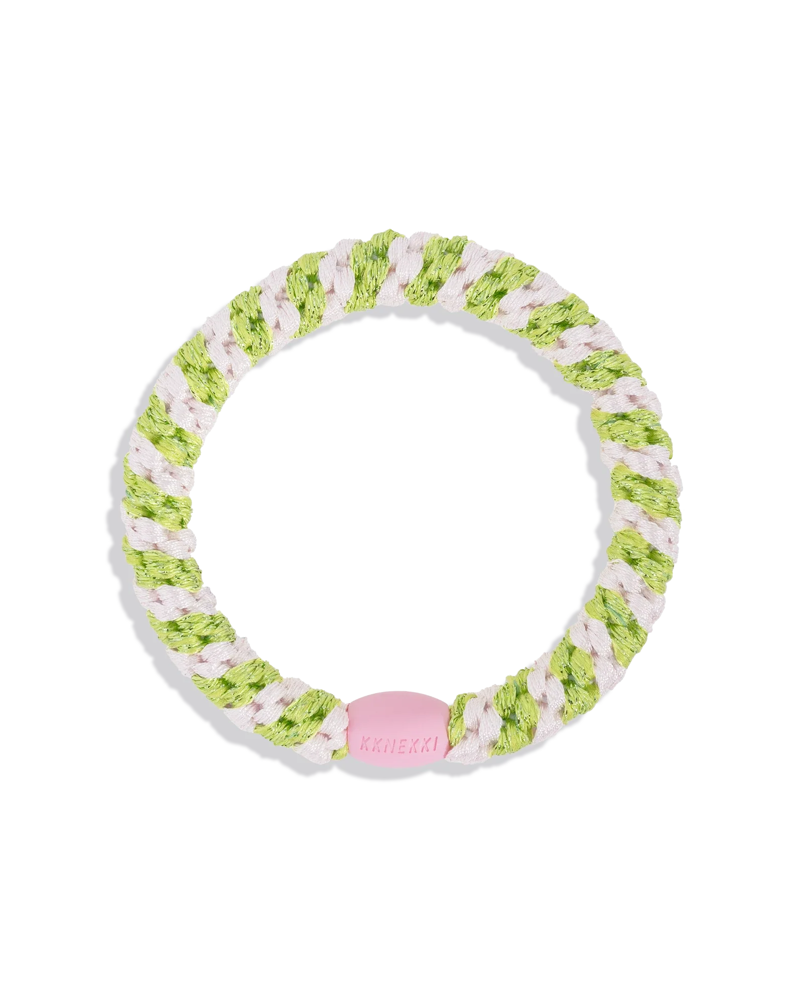 BALLET PINK LIME GLITTER STRIPE