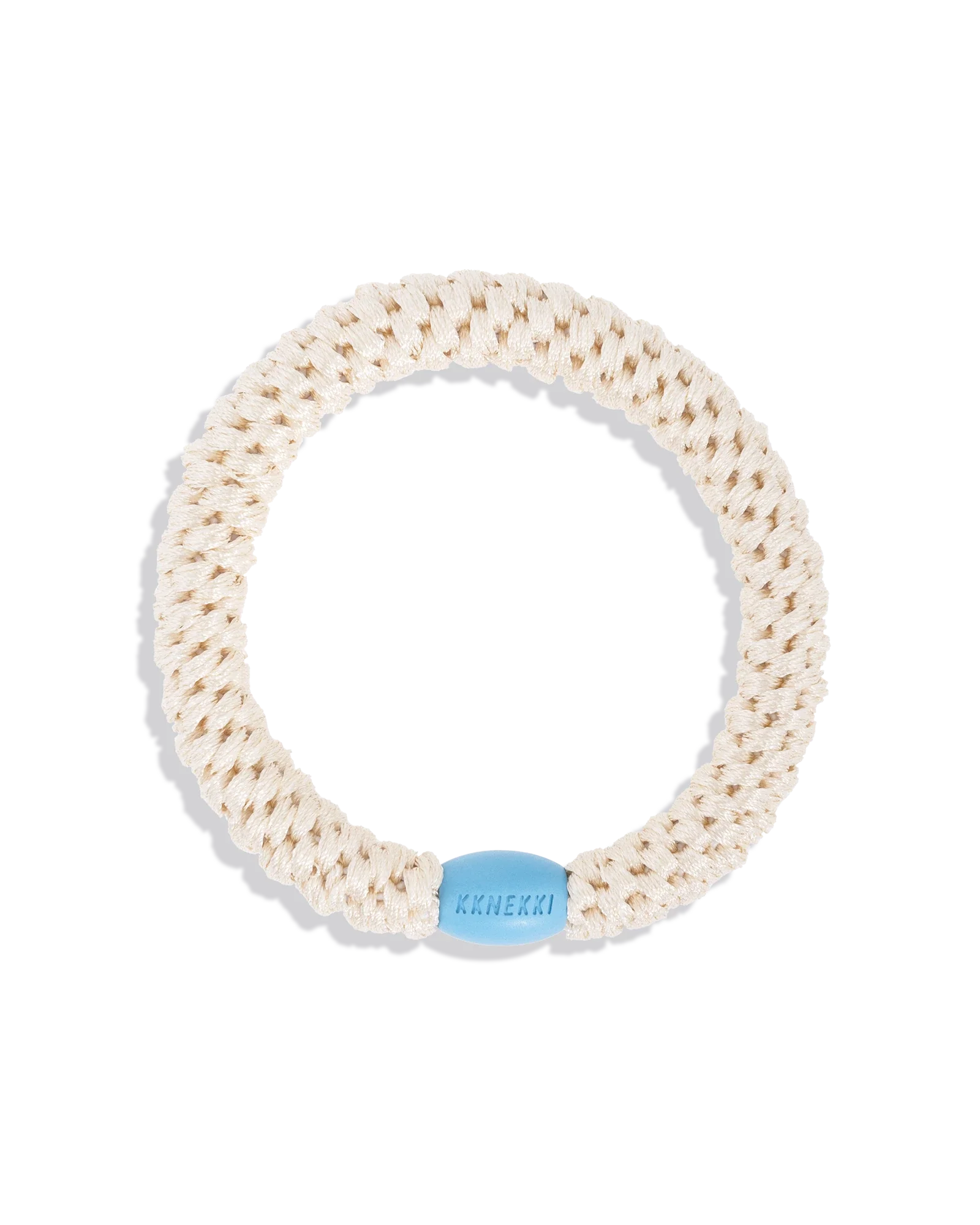IVORY BLUE BEAD
