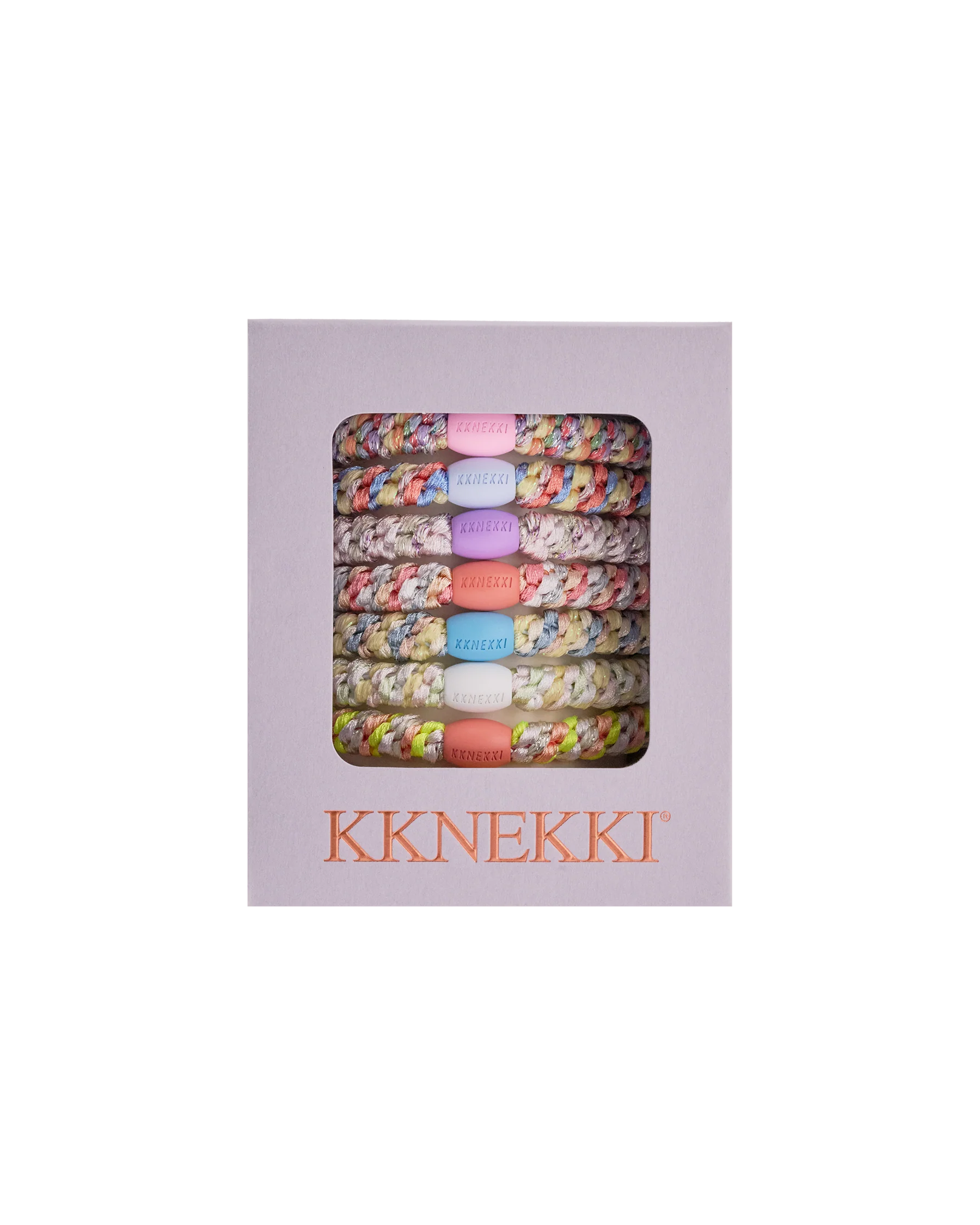 BUBBLE GUM EDITION • 8 HAIR TIES