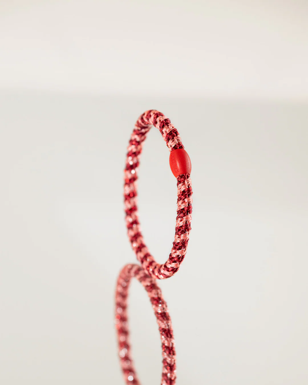 SLIM CORAL BORDEAUX GLITTER STRIPE - Image 2
