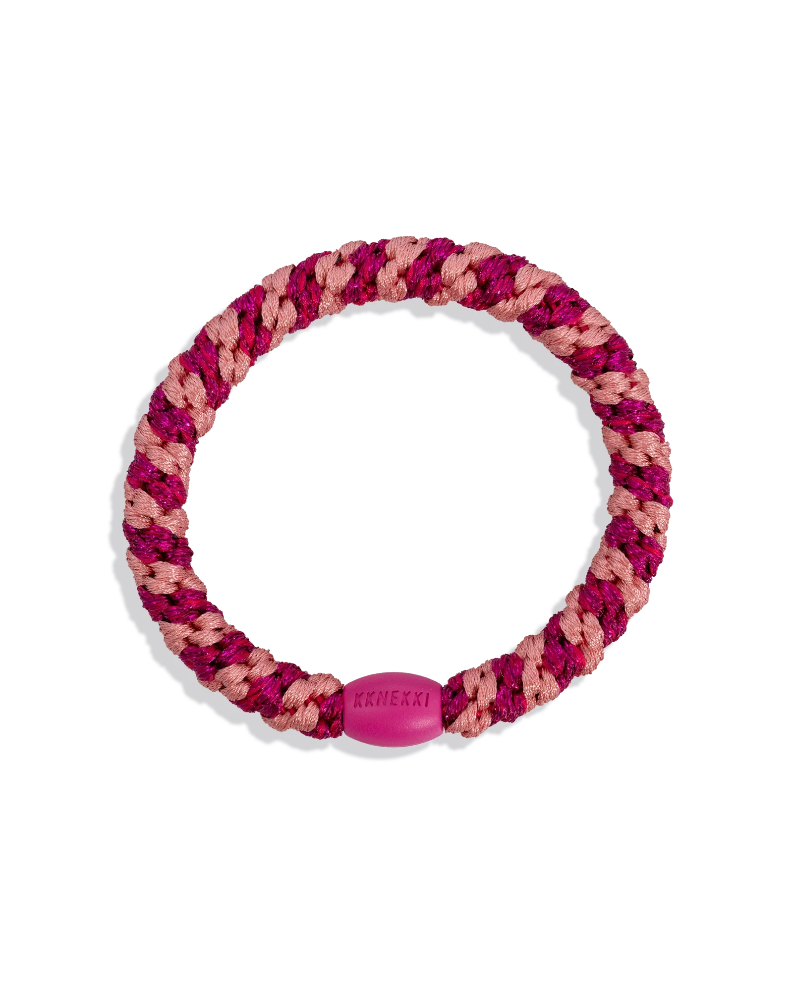 STRIPE FADED ROSE ELECTRIC PINK GLITTER