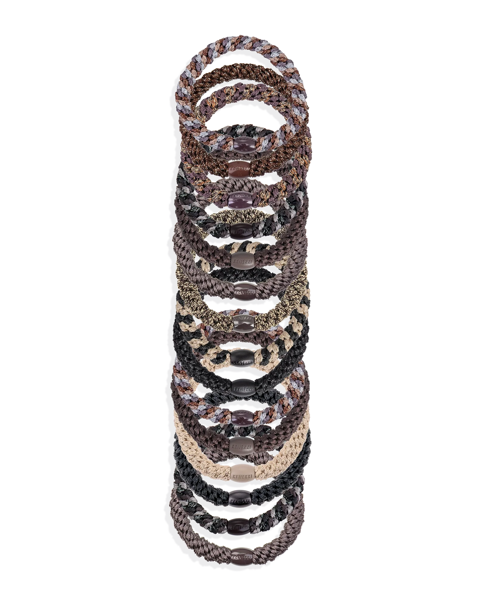 BRUNETTE SELECTION • 15 HAIR TIES - Image 3